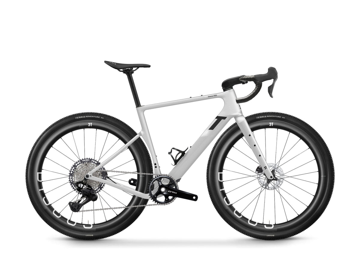 Bici gravel 3T Extrema ITALIA colore Perla White