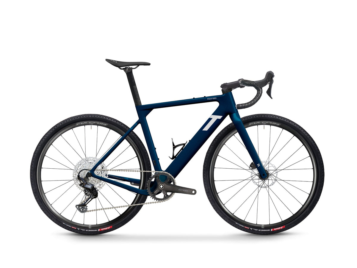 Bici gravel 3T Primo² WPNT colore Oceano Blue