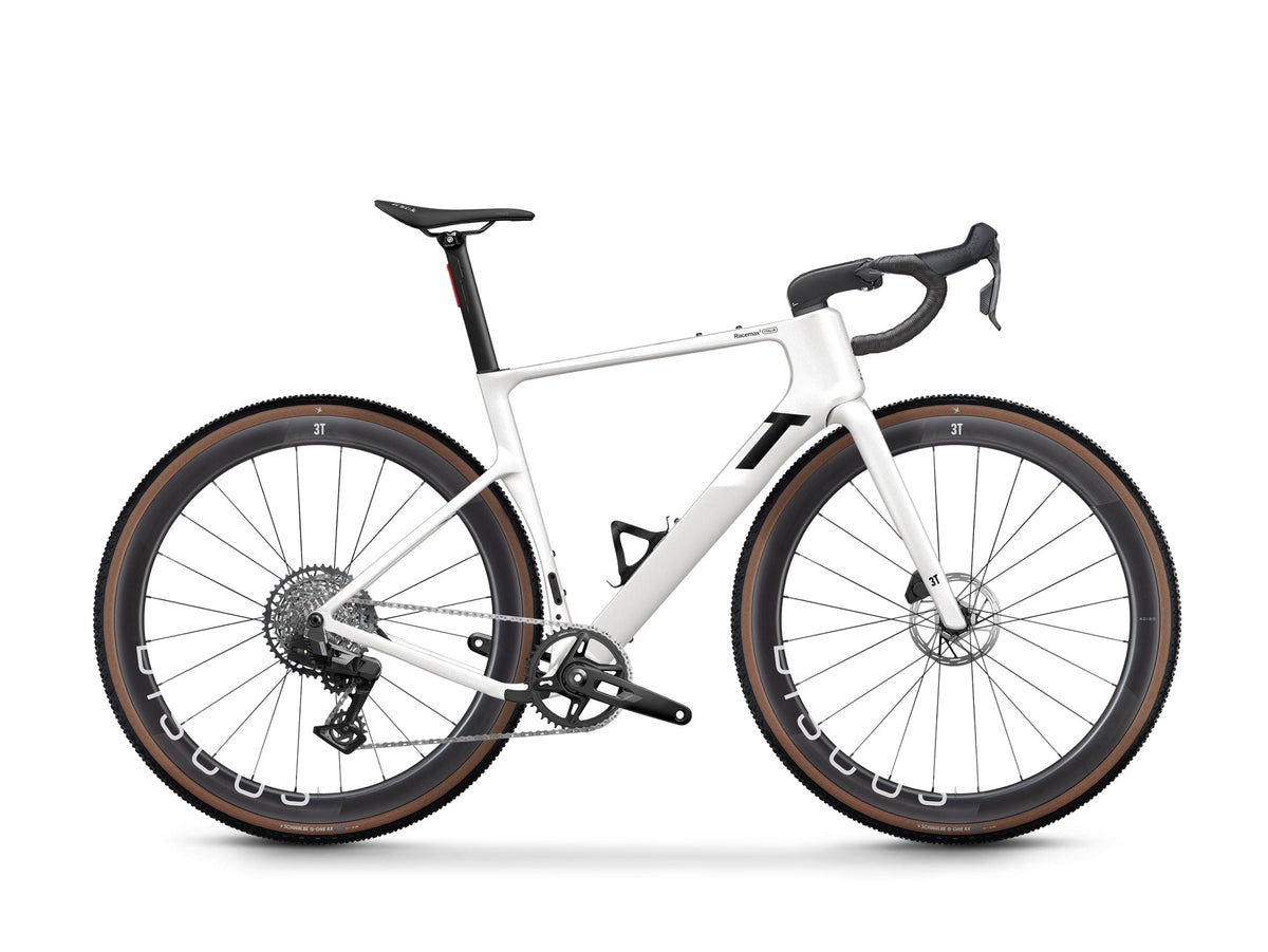 Bici gravel 3T Racemax² ITALIA colore Perla White