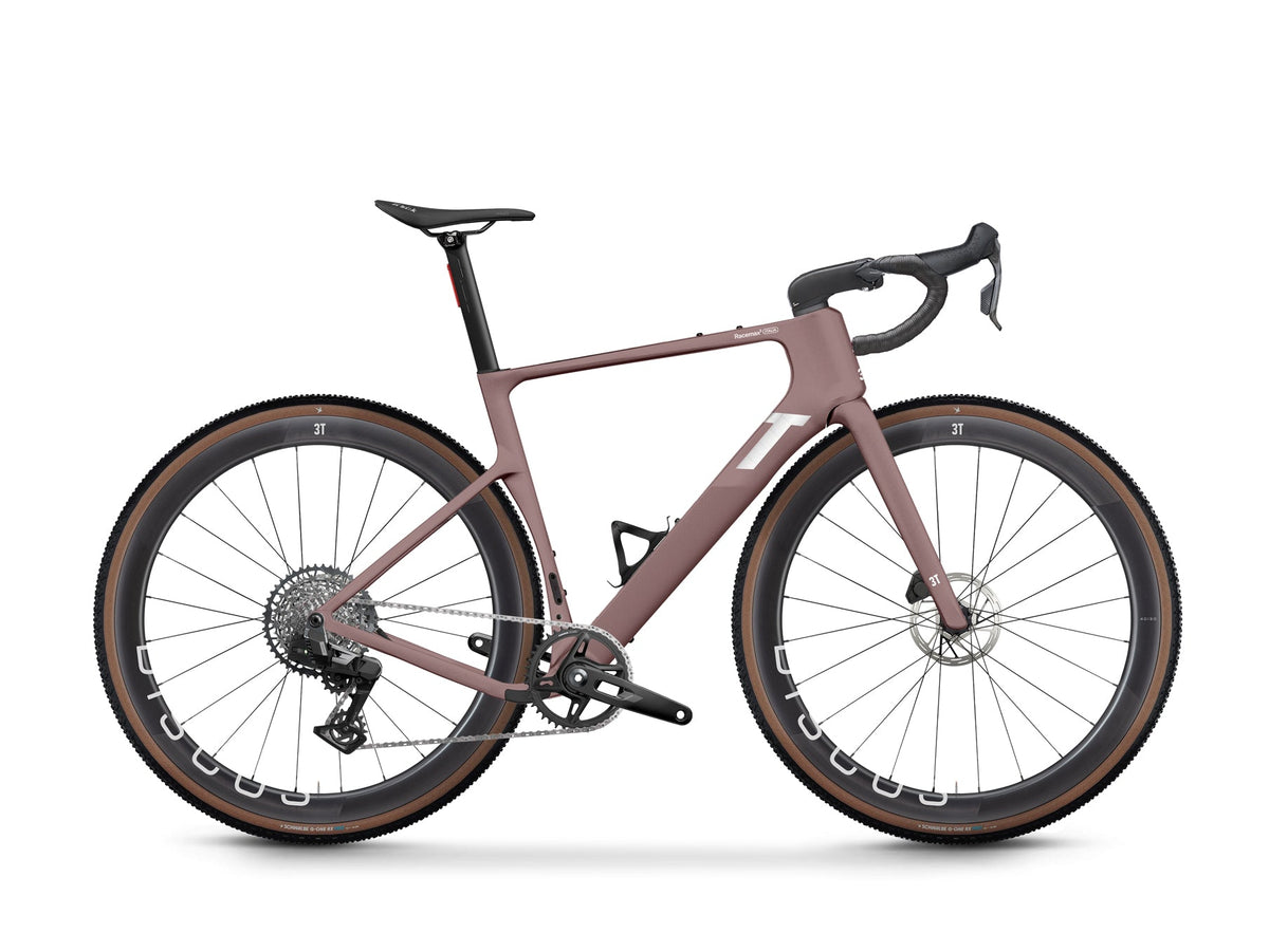 Bici gravel 3T Racemax² ITALIA colore Seta Rose